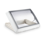 Okno dachowe Dometic Midi Heki z korbką bez wymuszonej cyrkulacji 700 x 500