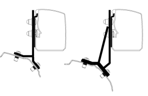 Zestaw adapterów THULE do markizy 3200 Ford Transit/Tourneo Custom Minivan Fixed _RHD_