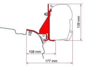 Zestaw adapterów FIAMMA Multirail  VW T5/T6 markiza F45