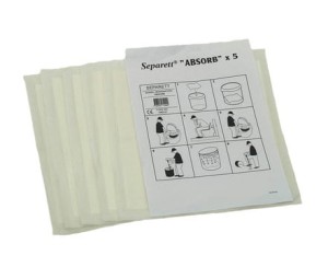 Wkłady chłonne do toalet separacyjnych Separett Absorb – 2 sztuki