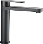 Bateria umywalkowa Reich Linea czarna mat, długa 