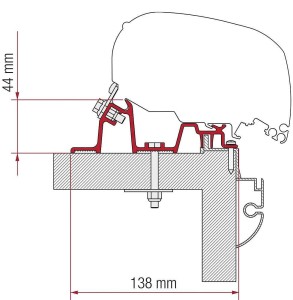 ZESTAW ADAPTERÓW DO MARKIZY FIAMMA F65 DO HOBBY PREMIUM