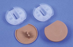 Zaślepka meblowa 10szt jasny brąz